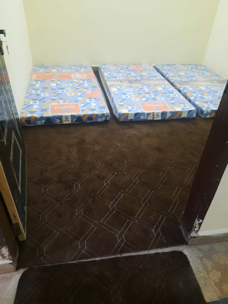 Brand New Comfortable Mattresses at The Second Home Boys Hostel Lahore